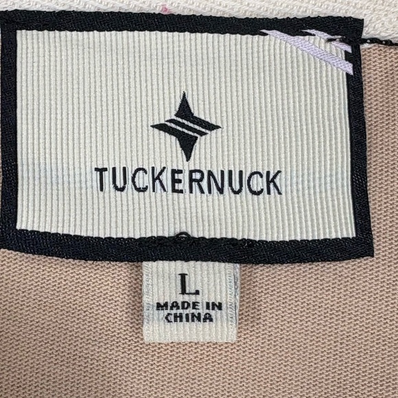 Tuckernuck Hutton Tan Short Sleeve Pocket Collar Polo Dress | Size Large - Picture 8 of 10
